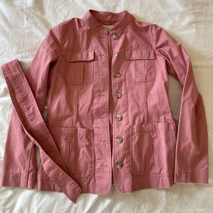 Loft Pink Cargo Jacket - Size Small